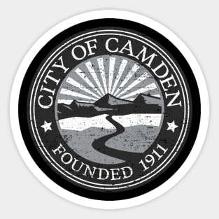 City of Camden (Grey Worn) [Rx-Tp] Sticker